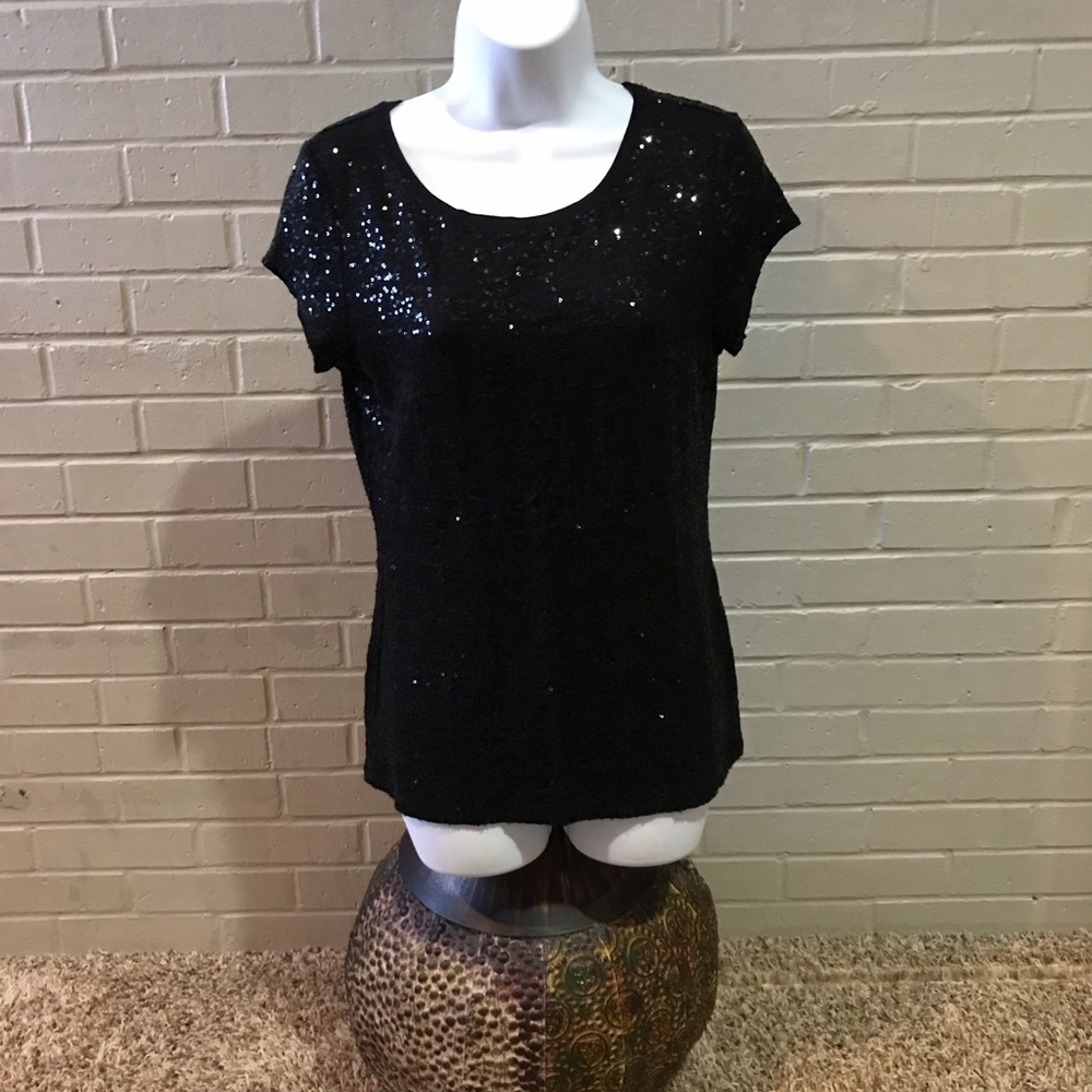 INC sequin tee